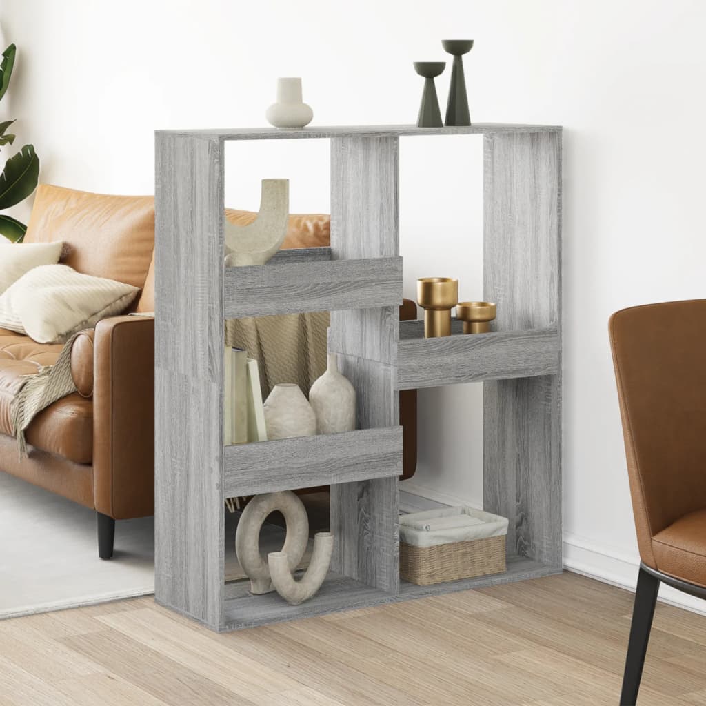 Cloison de séparation sonoma gris 100x33x115 cm bois ingénierie - XIOS
