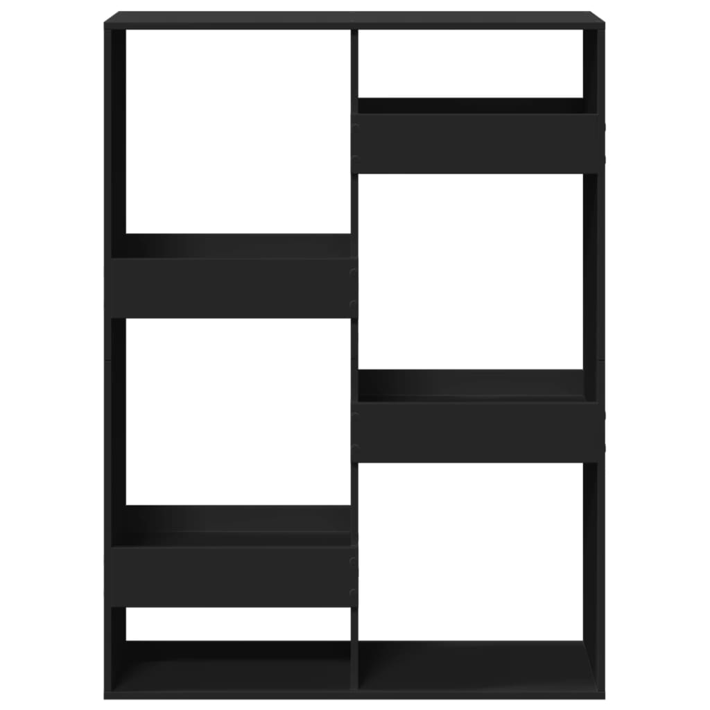 Cloison de séparation noir 100x33x135 cm bois ingénierie - XIOS
