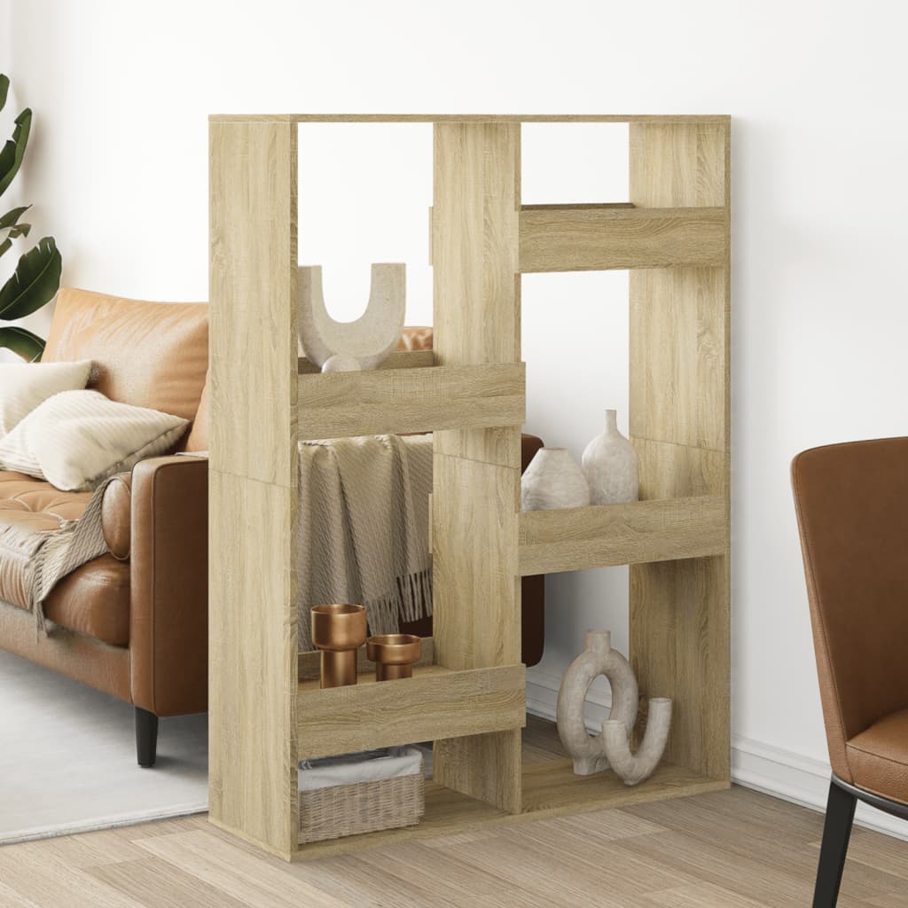 Cloison de séparation chêne sonoma 100x33x135cm bois ingénierie - XIOS