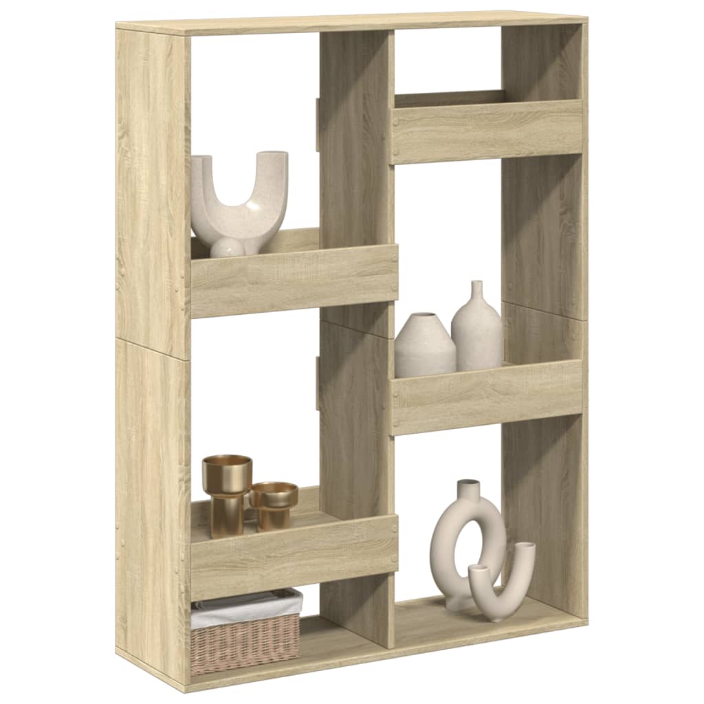 Cloison de séparation chêne sonoma 100x33x135cm bois ingénierie - XIOS