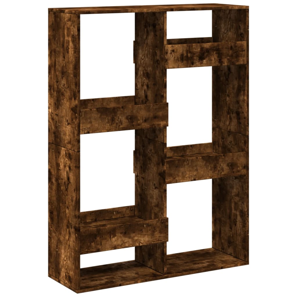 Cloison de séparation chêne fumé100x33x135 cm bois d'ingénierie - XIOS