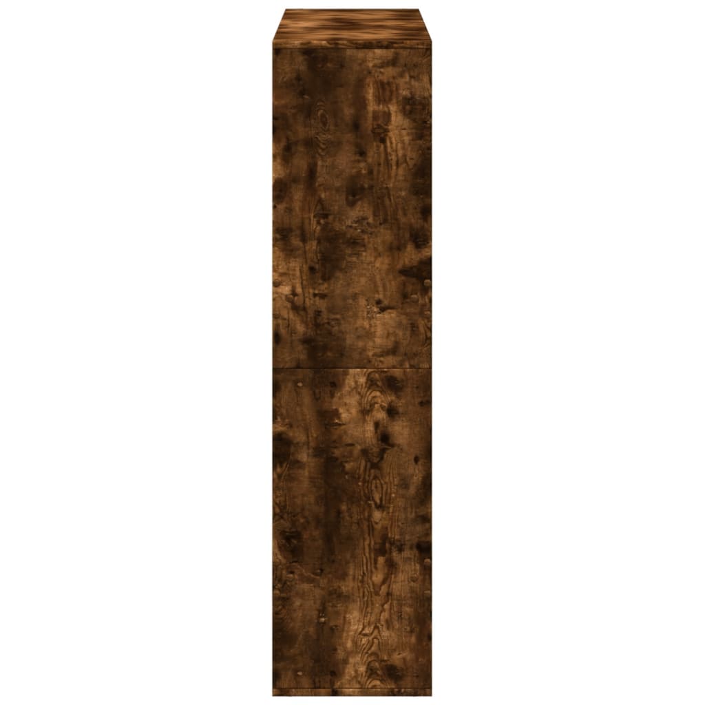 Cloison de séparation chêne fumé100x33x135 cm bois d'ingénierie - XIOS