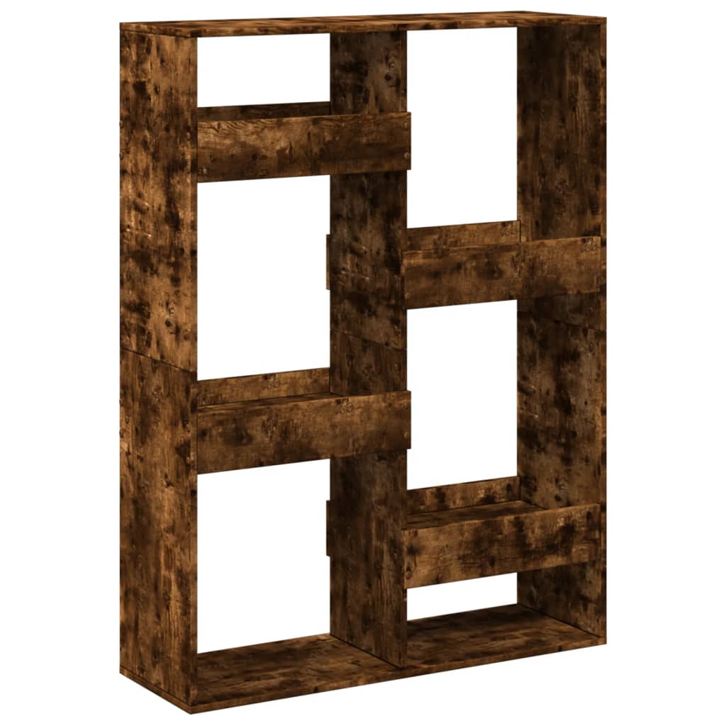 Cloison de séparation chêne fumé100x33x135 cm bois d'ingénierie - XIOS