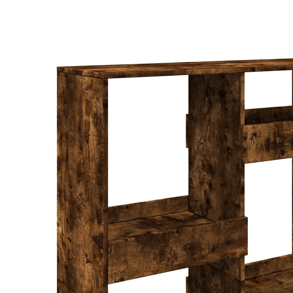 Cloison de séparation chêne fumé100x33x135 cm bois d'ingénierie - XIOS