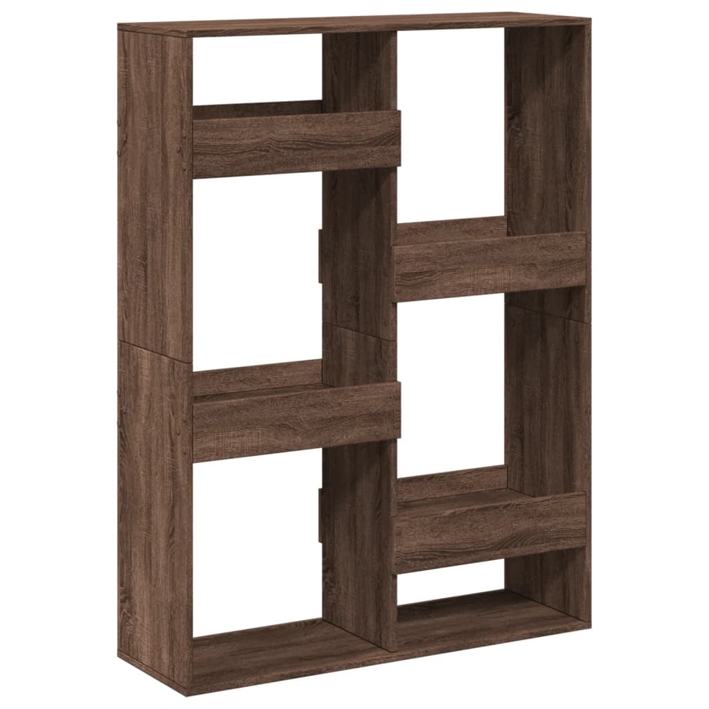 Cloison de séparation chêne marron 100x33x135cm bois ingénierie - XIOS