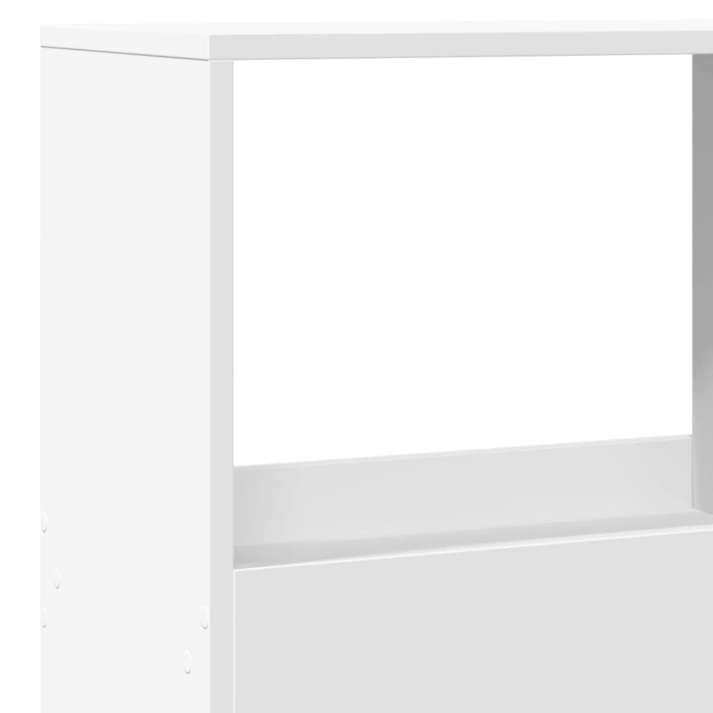 Cloison de séparation blanc 100x33x155,5 cm bois d'ingénierie - XIOS