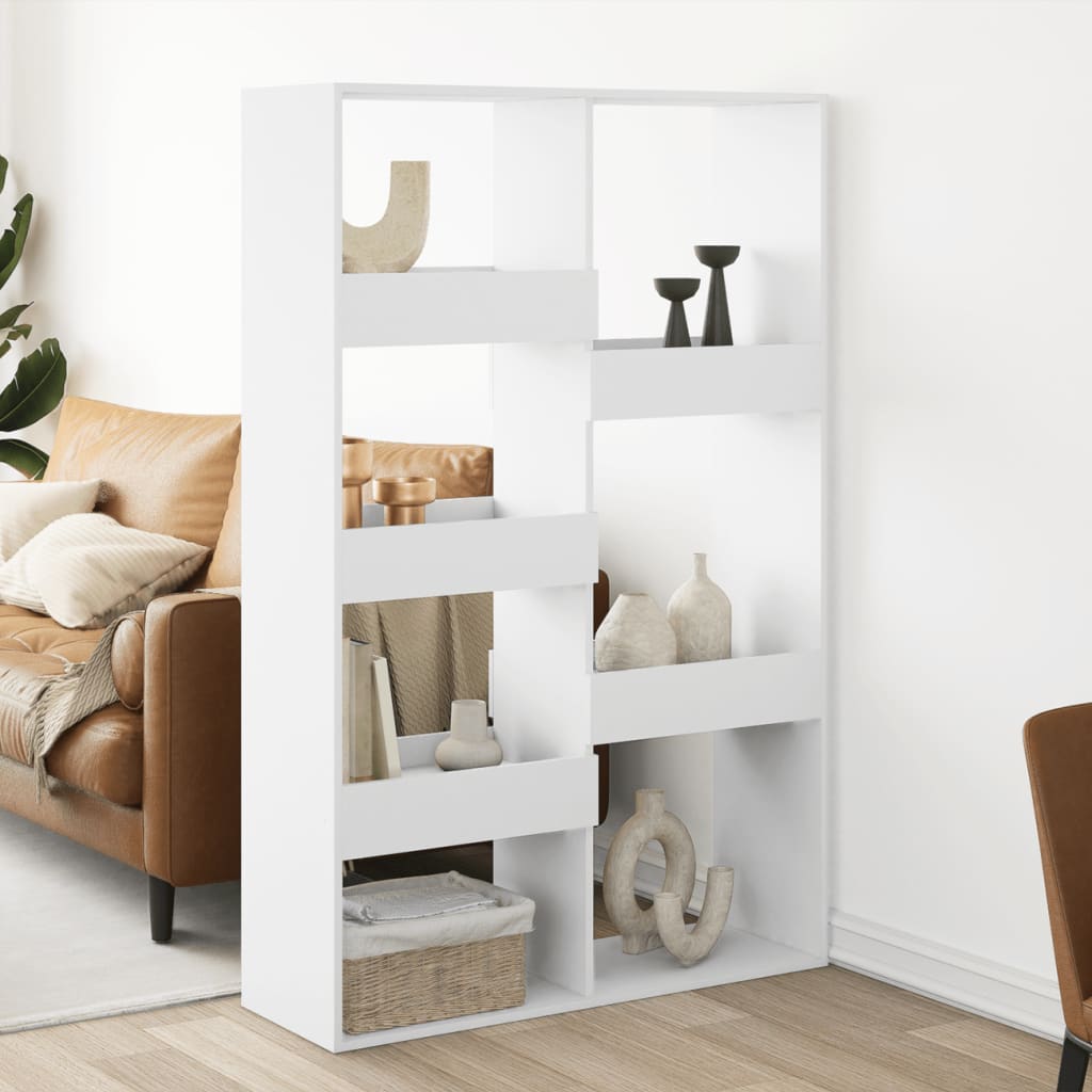 Cloison de séparation blanc 100x33x155,5 cm bois d'ingénierie - XIOS
