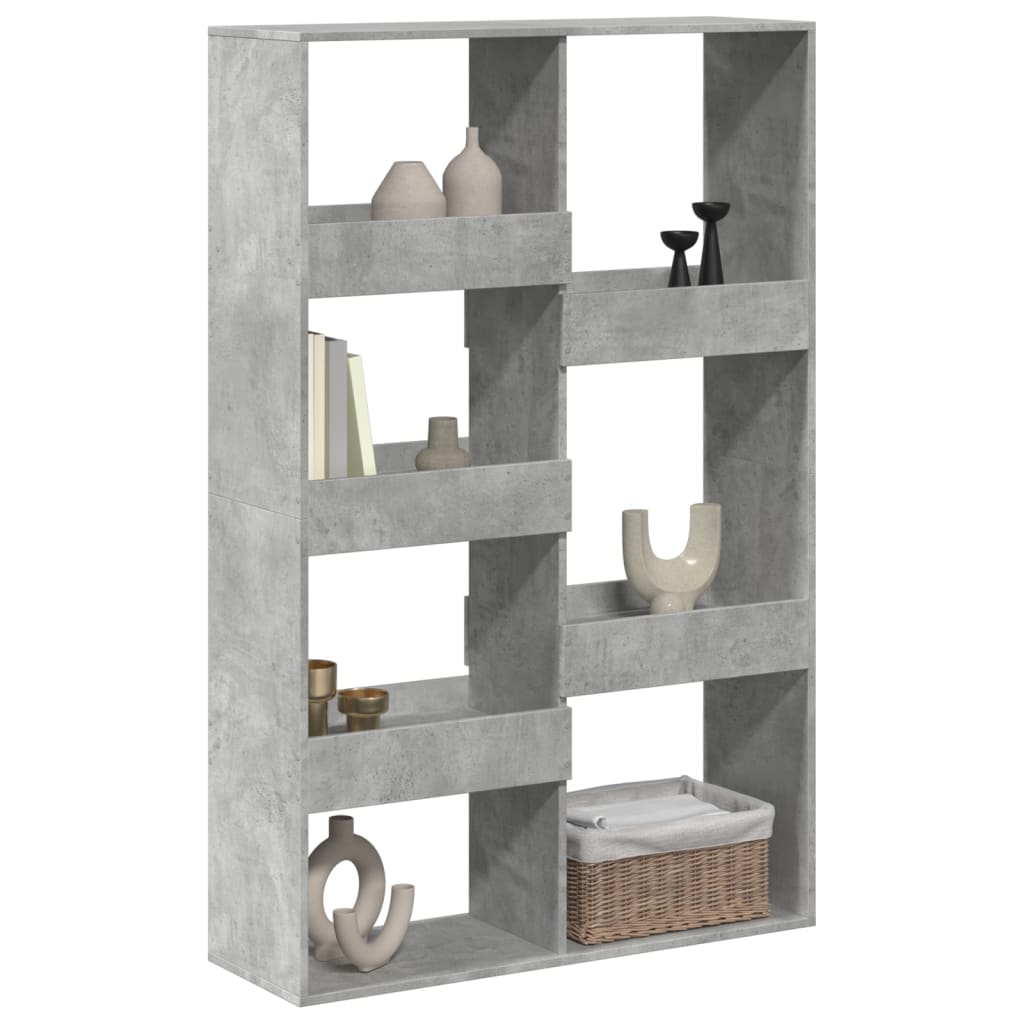 Cloison de séparation gris béton 100x33x155,5cm bois ingénierie - XIOS