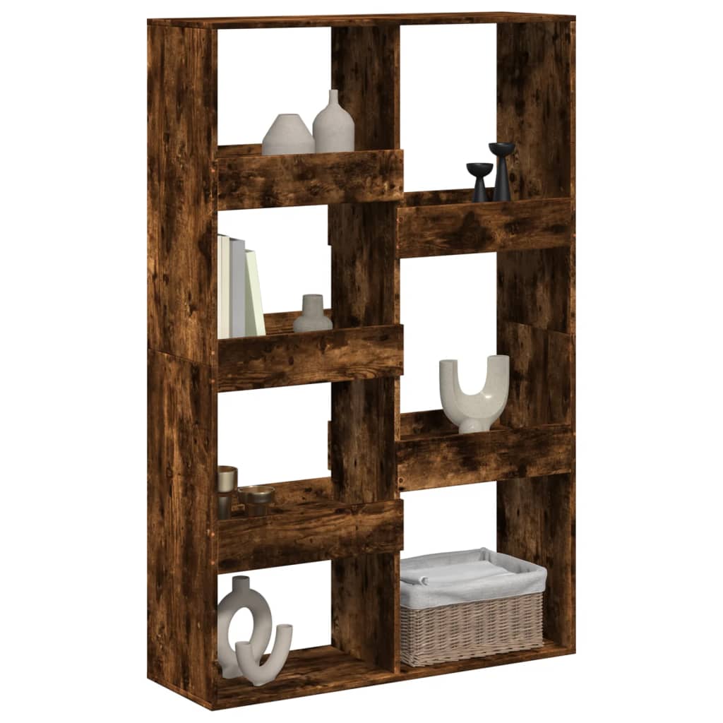 Cloison de séparation chêne fumé 100x33x155,5cm bois ingénierie - XIOS