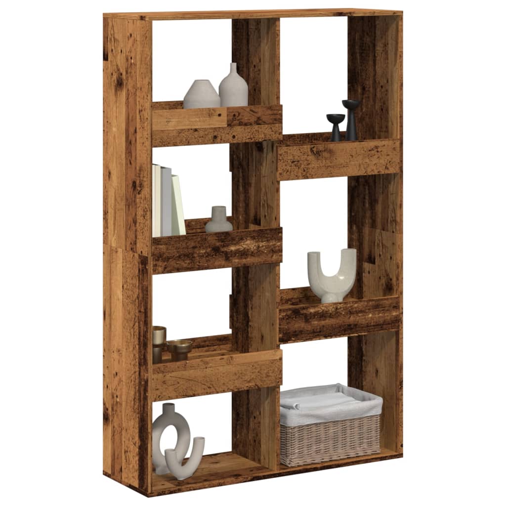 Cloison de séparation vieux bois 100x33x155,5cm bois ingénierie - XIOS