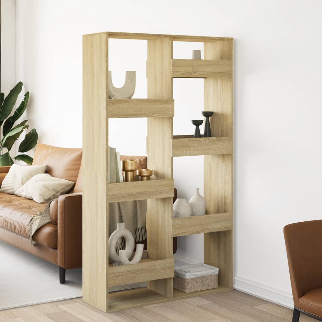 Cloison de séparation chêne sonoma 100x33x175cm bois ingénierie - XIOS