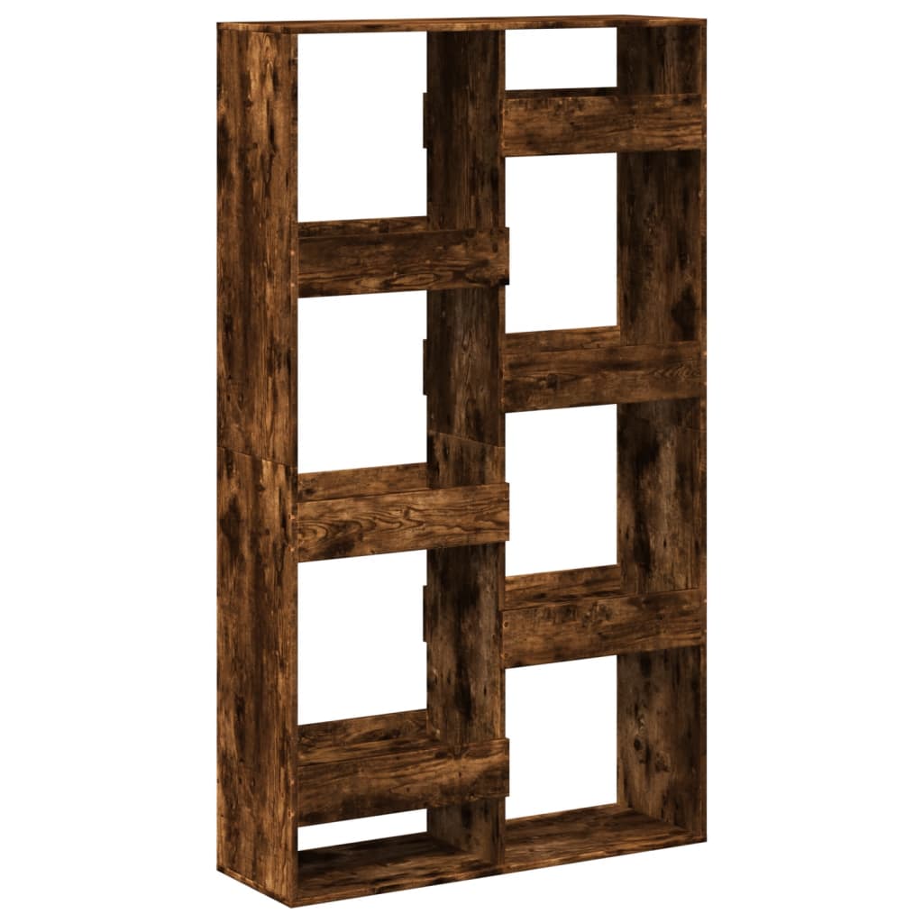 Cloison de séparation chêne fumé100x33x175 cm bois d'ingénierie - XIOS
