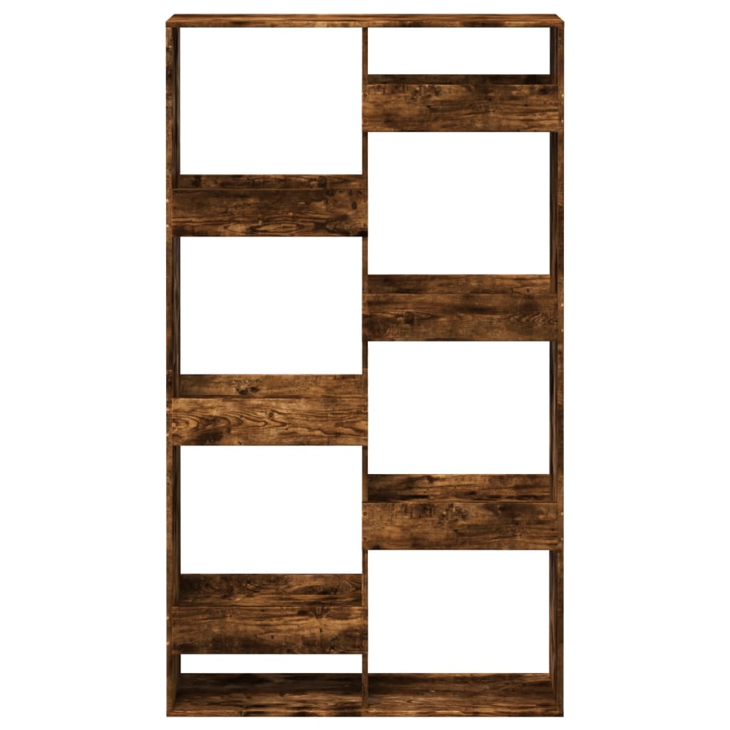 Cloison de séparation chêne fumé100x33x175 cm bois d'ingénierie - XIOS