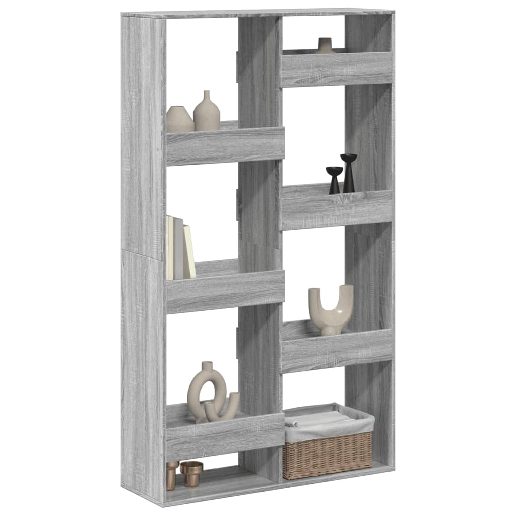Cloison de séparation sonoma gris 100x33x175 cm bois ingénierie - XIOS