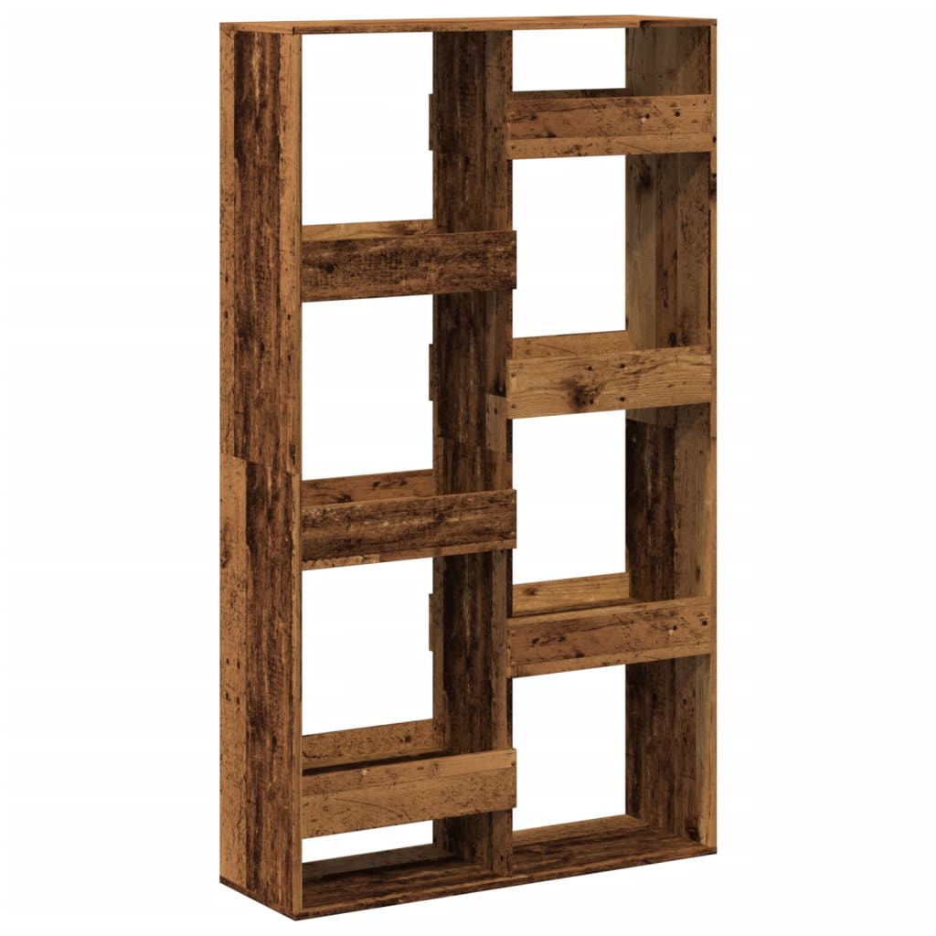 Cloison de séparation vieux bois 100x33x175cm bois d'ingénierie - XIOS
