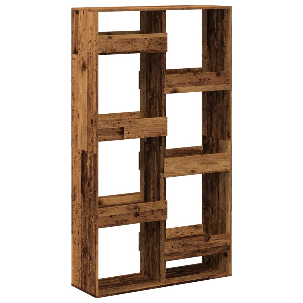 Cloison de séparation vieux bois 100x33x175cm bois d'ingénierie - XIOS