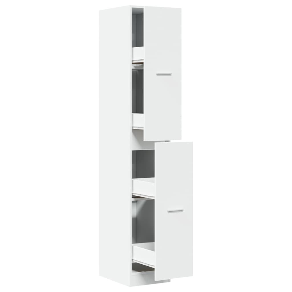 Armoire d'apothicaire blanc 30x41x174,5 cm bois d'ingénierie Casiers & armoires de rangement vidaXL