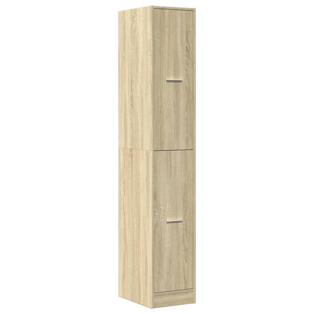 Armoire d'apothicaire chêne sonoma bois d'ingénierie