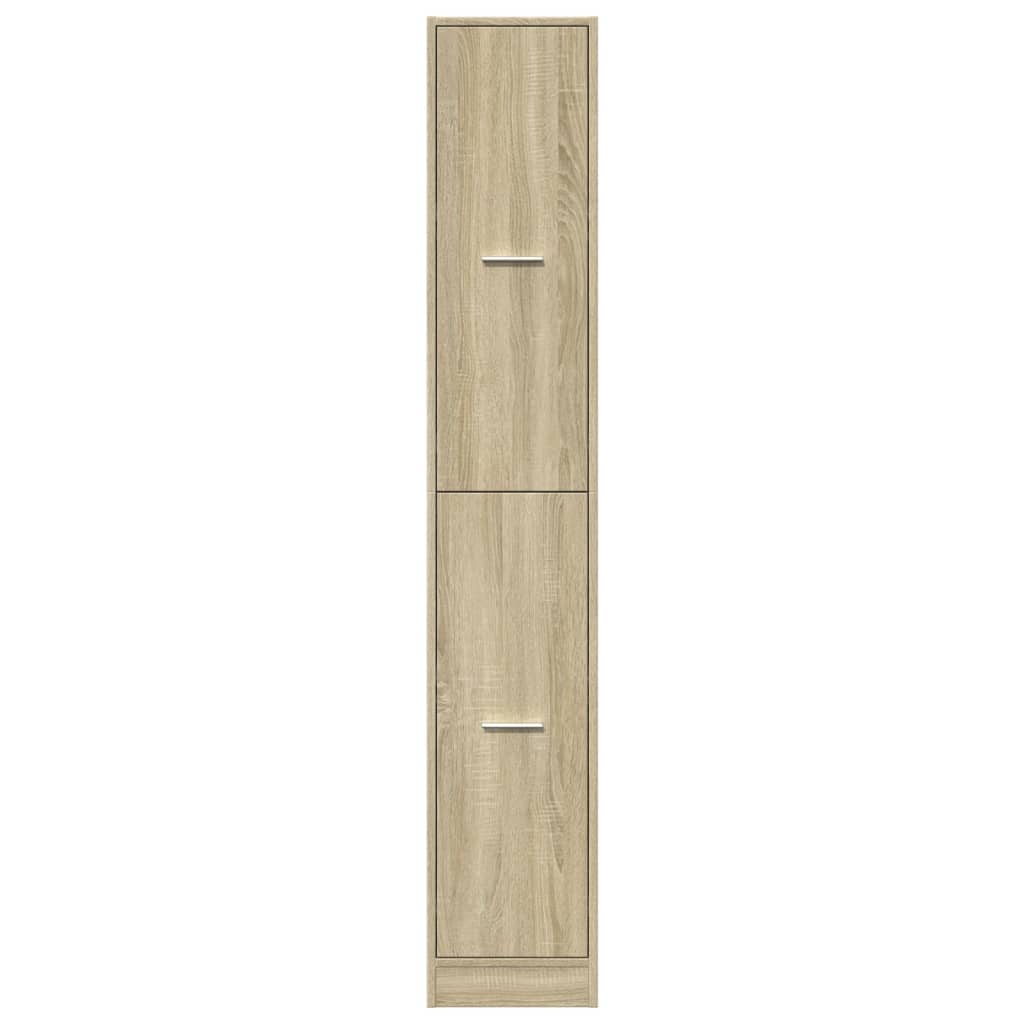 Armoire d'apothicaire chêne sonoma bois d'ingénierie