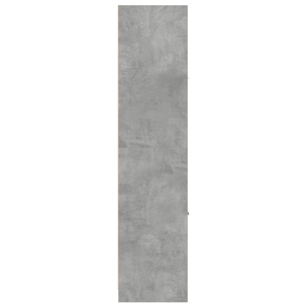 Armoire d'apothicaire gris béton 30x41x174,5 cm bois ingénierie