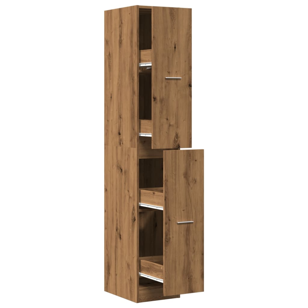 Armoire d'apothicaire chêne artisanal bois d'ingénierie Casiers & armoires de rangement vidaXL