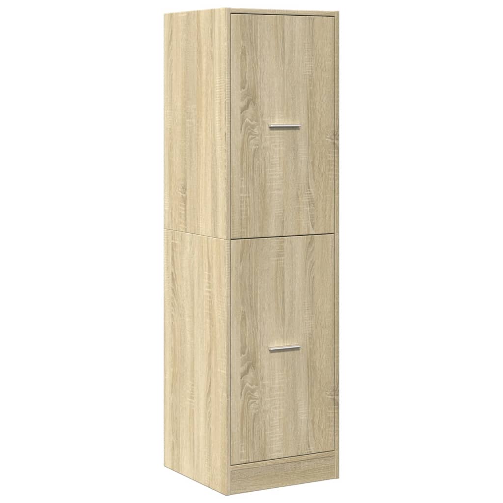 Armoire d'apothicaire chêne sonoma bois d'ingénierie