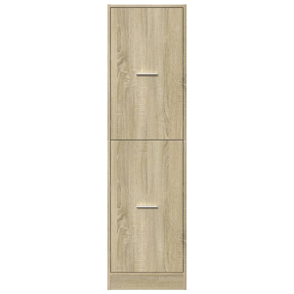 Armoire d'apothicaire chêne sonoma bois d'ingénierie