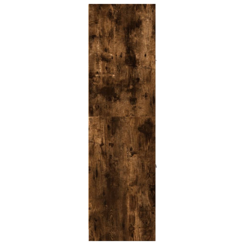 Armoire d'apothicaire chêne fumé 40x41x144,5 cm bois ingénierie - XIOS