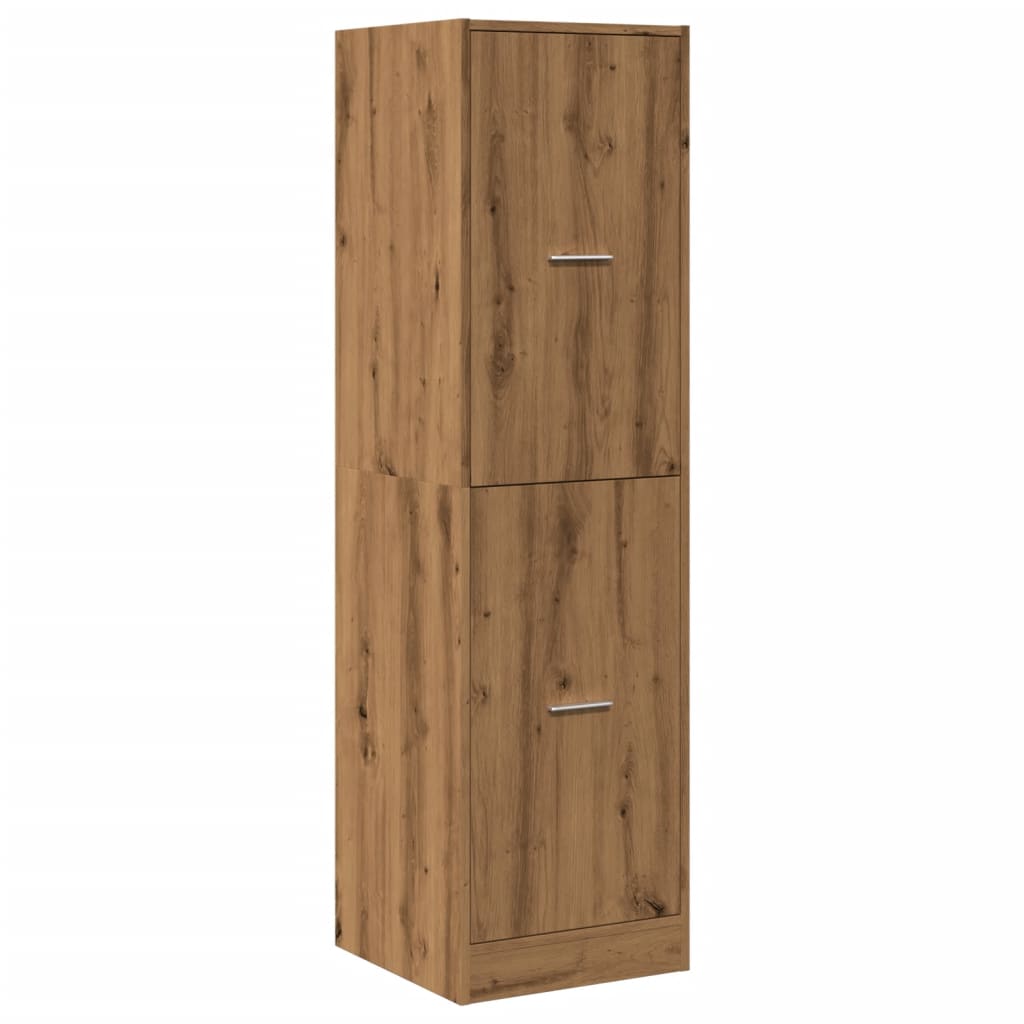 Armoire d'apothicaire chêne artisanal bois d'ingénierie