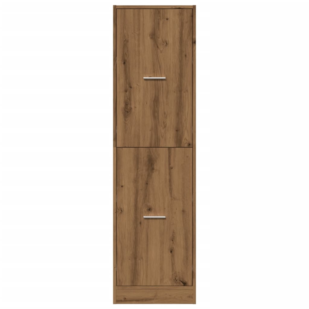 Armoire d'apothicaire chêne artisanal bois d'ingénierie