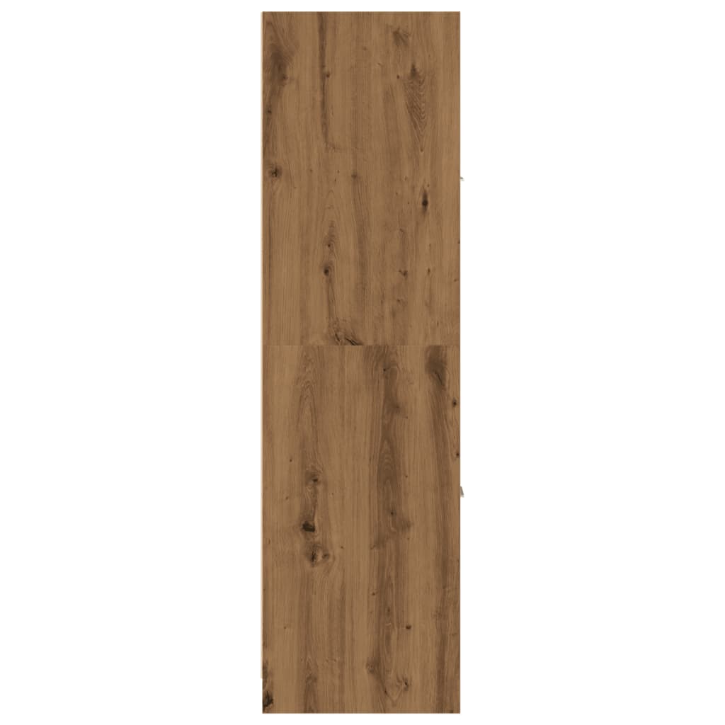 Armoire d'apothicaire chêne artisanal bois d'ingénierie