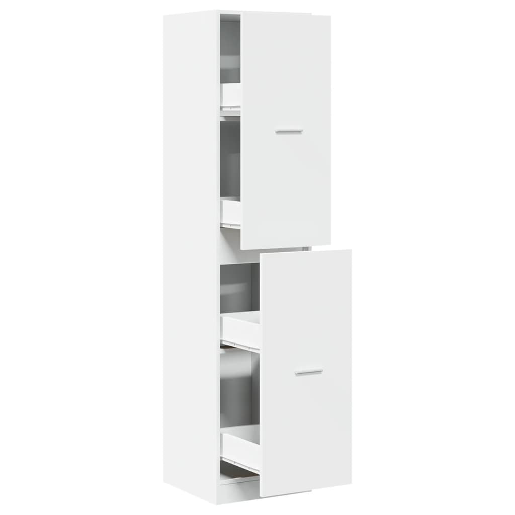 Armoire d'apothicaire blanc 40x41x174,5 cm bois d'ingénierie Casiers & armoires de rangement vidaXL