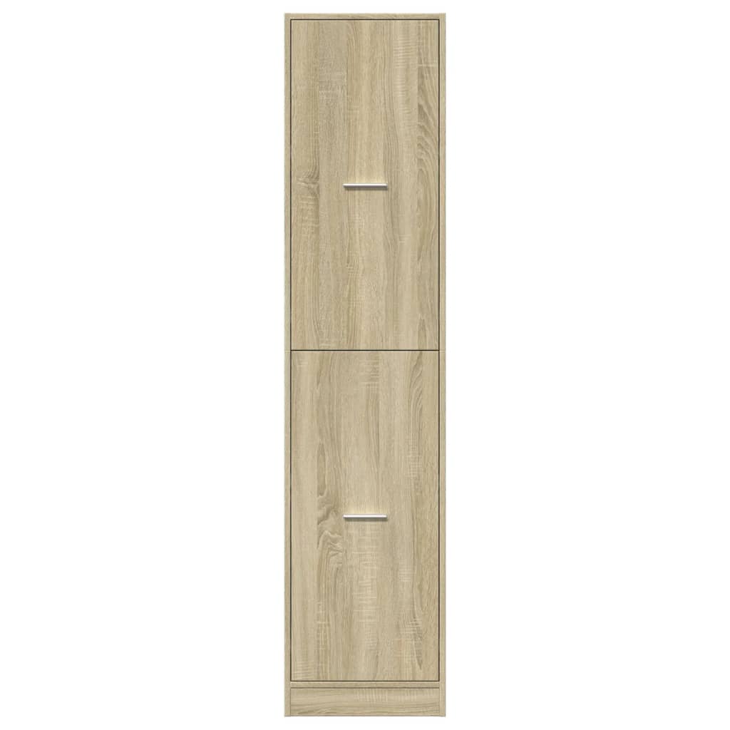 Armoire d'apothicaire chêne sonoma bois d'ingénierie