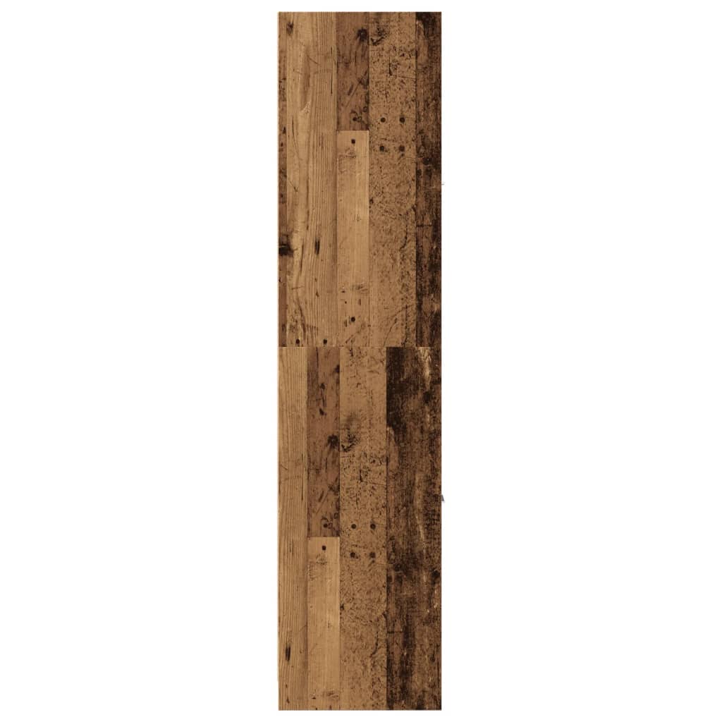 Armoire d'apothicaire vieux bois 40x41x174,5 cm bois ingénierie - XIOS