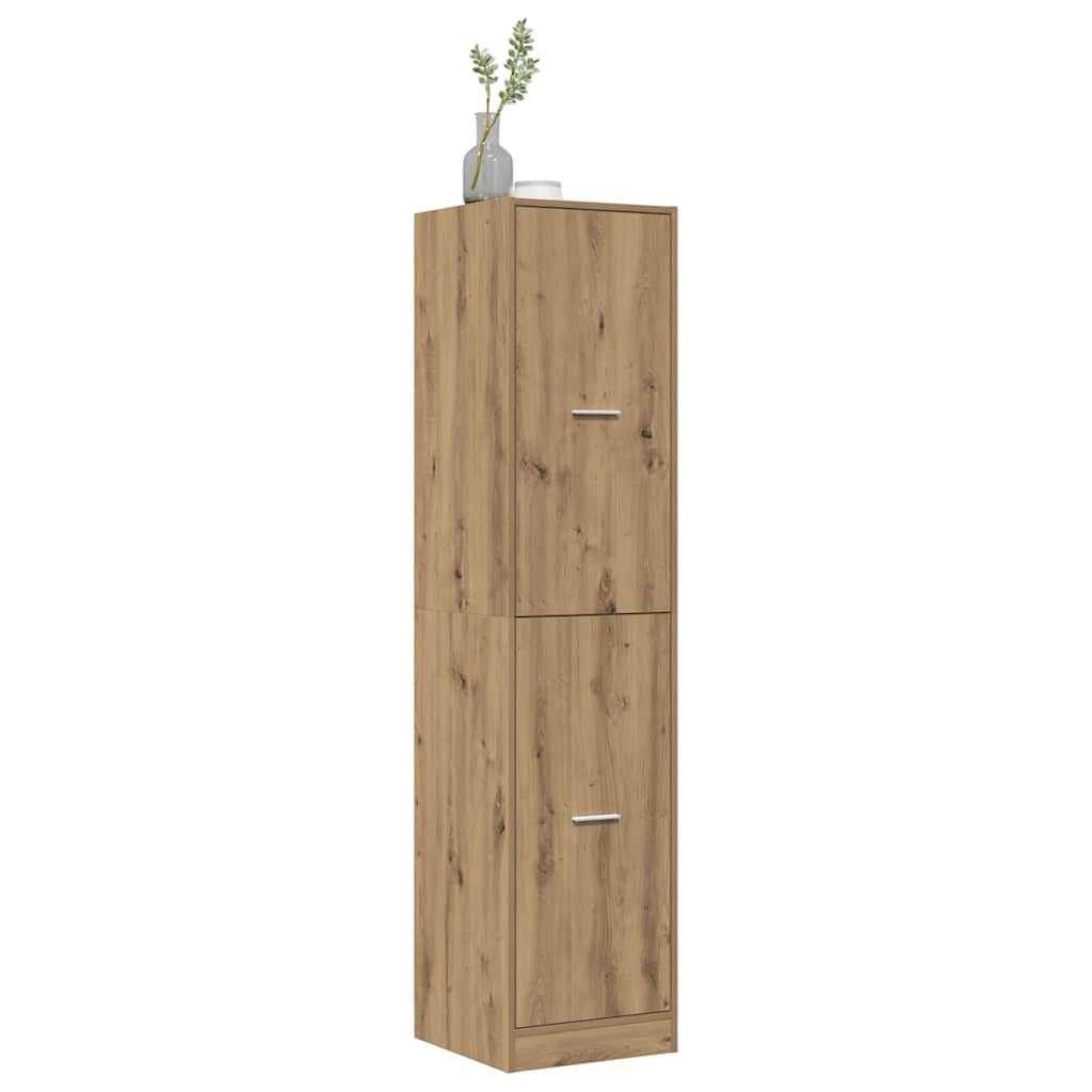 Armoire d'apothicaire chêne artisanal bois d'ingénierie - XIOS