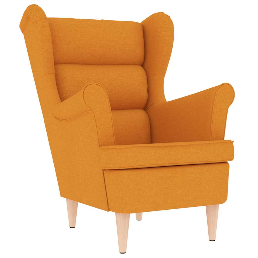 Fauteuil jaune foncé 74x84x100 cm tissu - XIOS