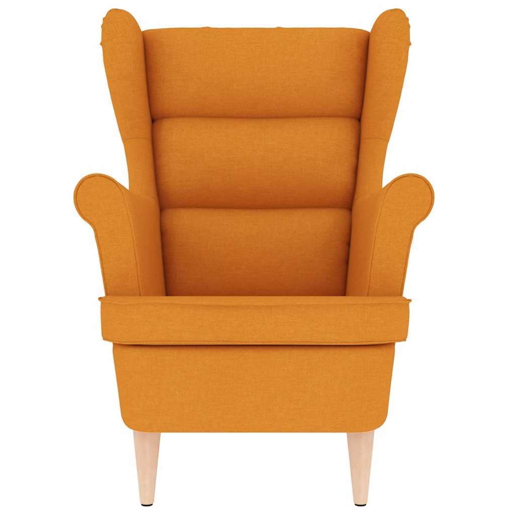 Fauteuil jaune foncé 74x84x100 cm tissu - XIOS