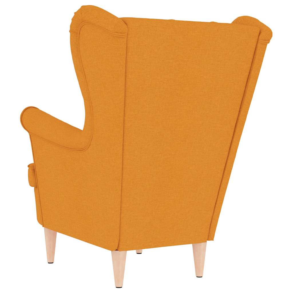 Fauteuil jaune foncé 74x84x100 cm tissu - XIOS