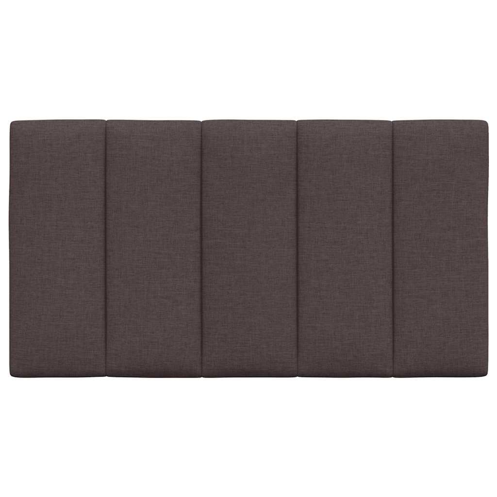 Coussin de tête de lit Hanko marron foncé 80 cm tissu - XIOS