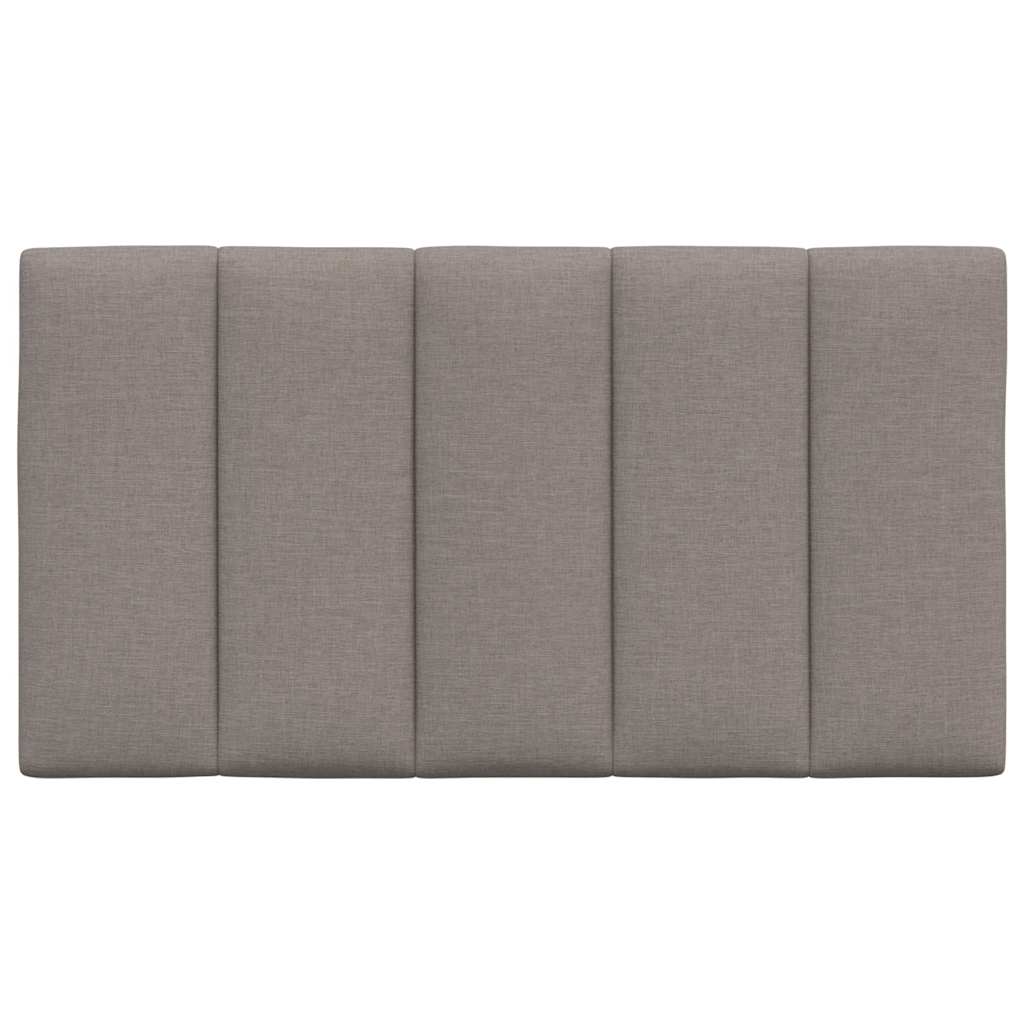 Coussin de tête de lit taupe 80 cm tissu - XIOS