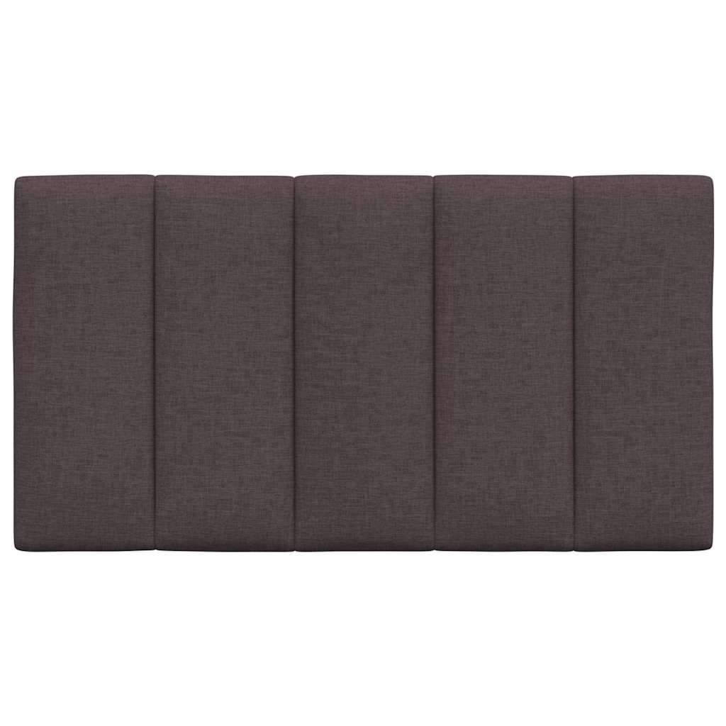 Coussin de tête de lit marron foncé 90 cm tissu - XIOS