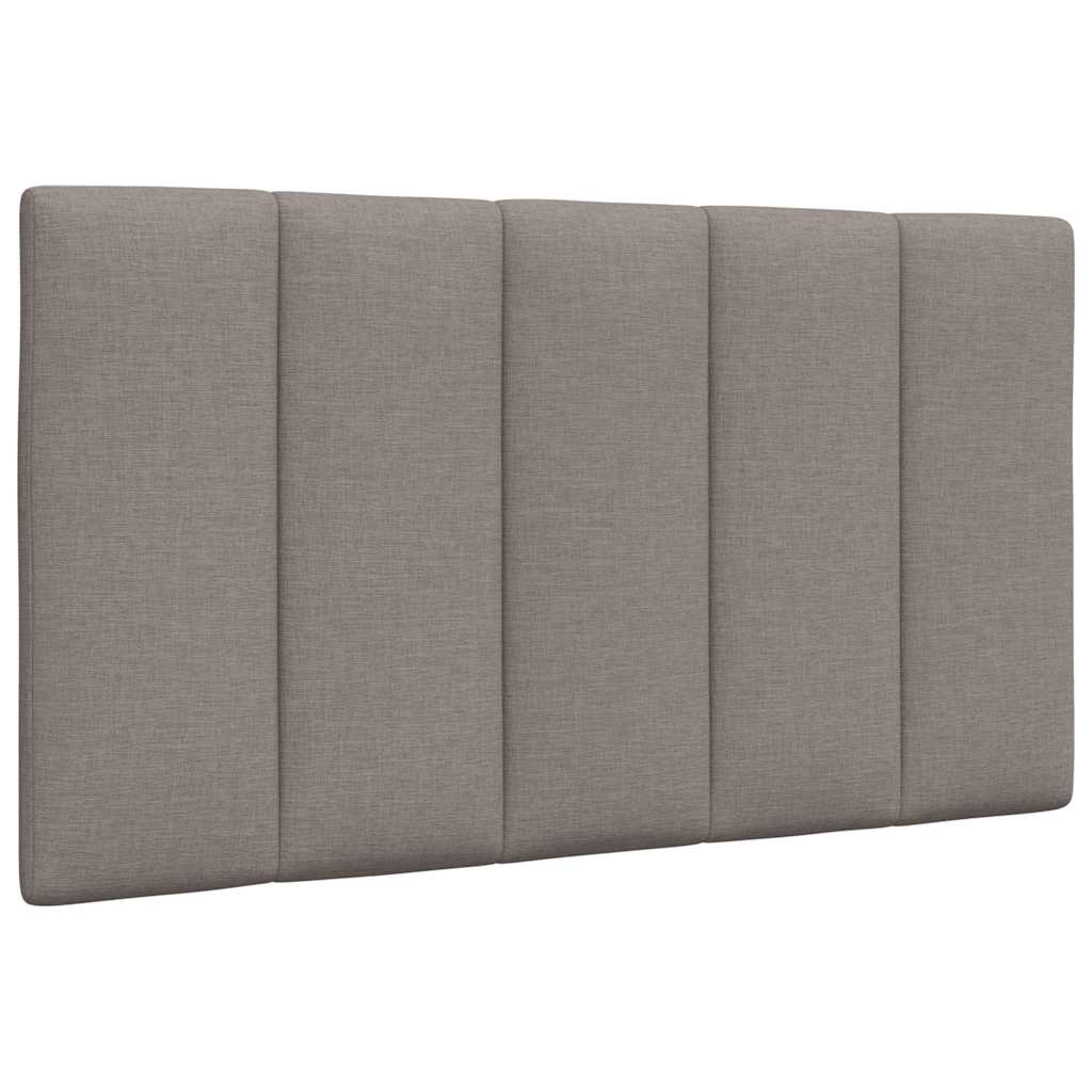 Coussin de tête de lit taupe 90 cm tissu - XIOS