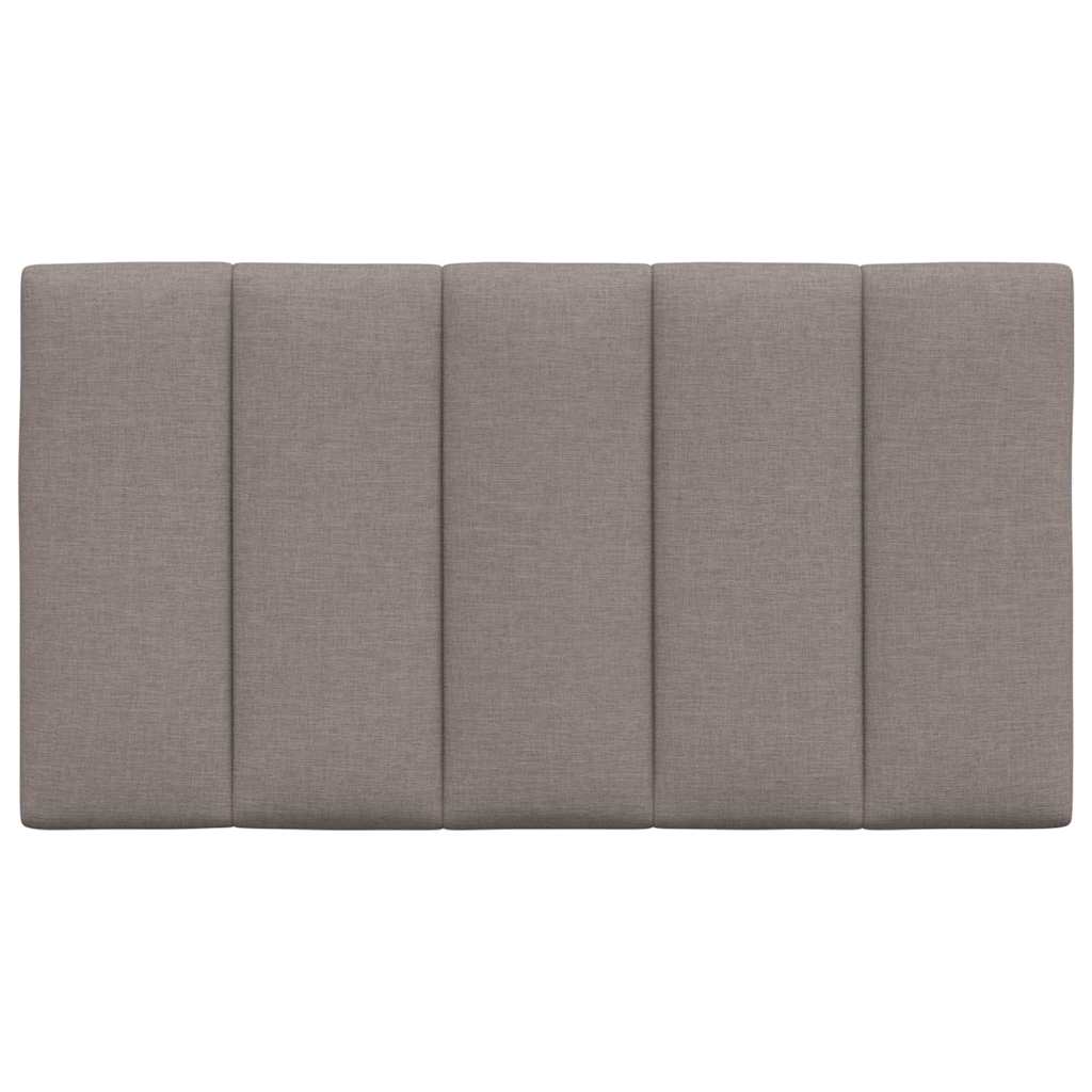 Coussin de tête de lit taupe 90 cm tissu - XIOS
