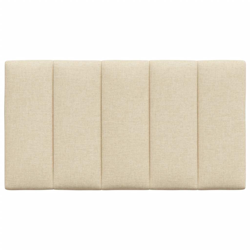 Coussin de tête de lit crème 90 cm tissu - XIOS