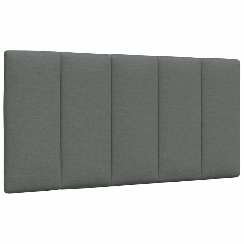 Coussin de tête de lit gris foncé 100 cm tissu - XIOS