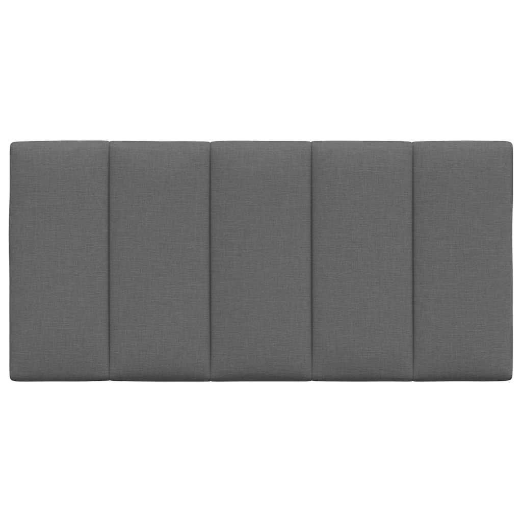 Coussin de tête de lit gris foncé 100 cm tissu - XIOS