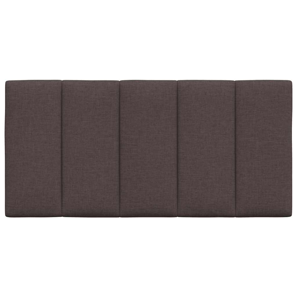 Coussin de tête de lit Hanko marron foncé 100 cm tissu - XIOS