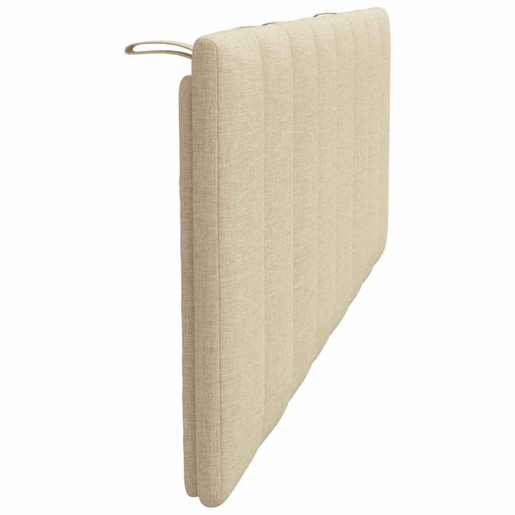 Coussin de tête de lit Hanko crème 120 cm tissu - XIOS