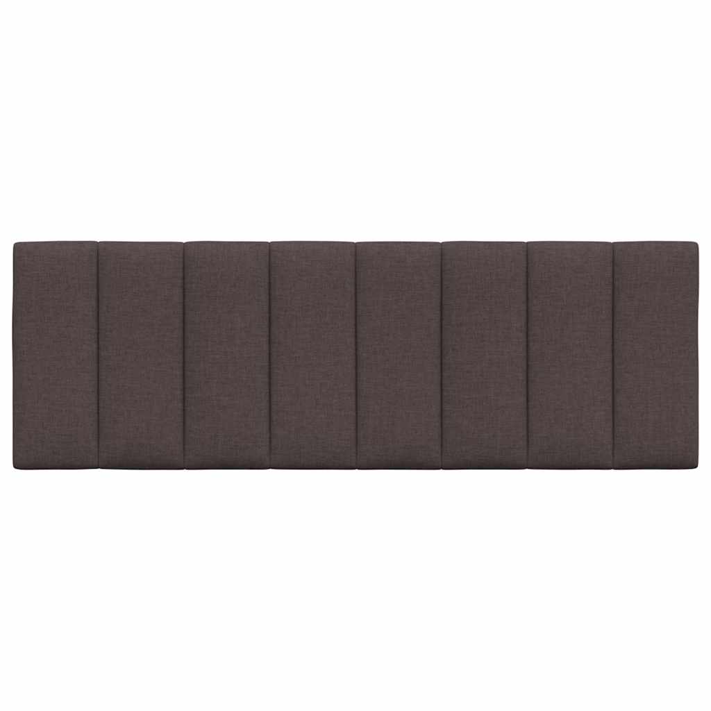 Coussin de tête de lit Hanko marron foncé 140 cm tissu - XIOS