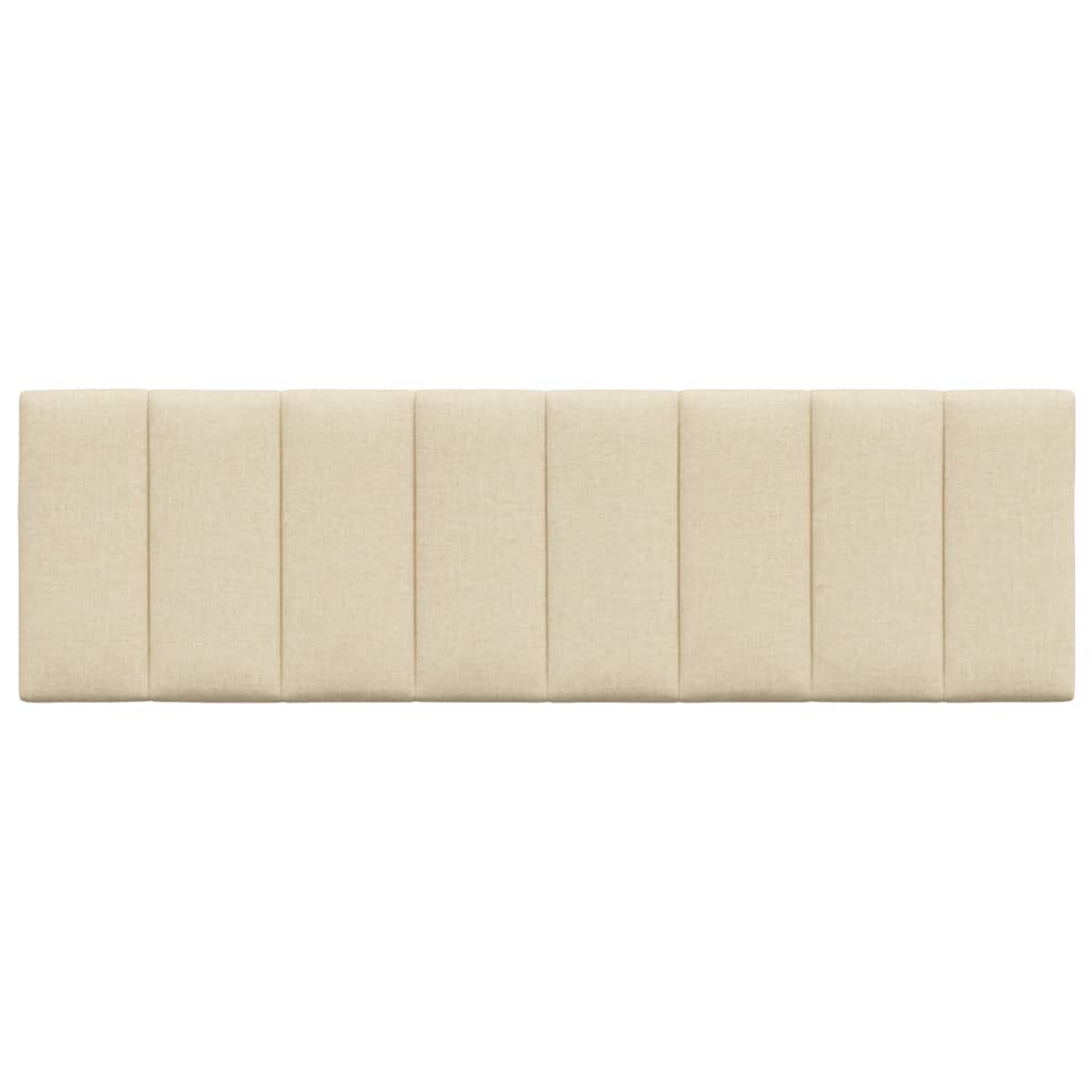 Coussin de tête de lit crème 160 cm tissu - XIOS